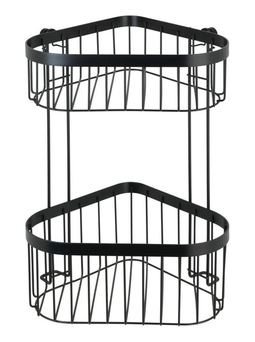 Etagère d'angle de douche 2 niveaux en inox CLASSIC - Kiabi