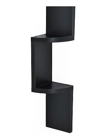 Étagère d'angle zig zag 5 niveaux blanche