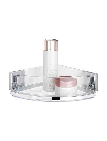 Etagère d'angle en acier inox Quadro