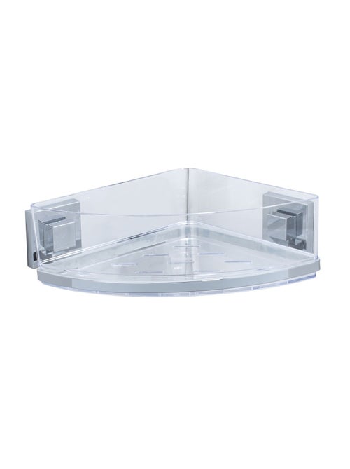 Etagère d'angle en acier inox Quadro - Kiabi