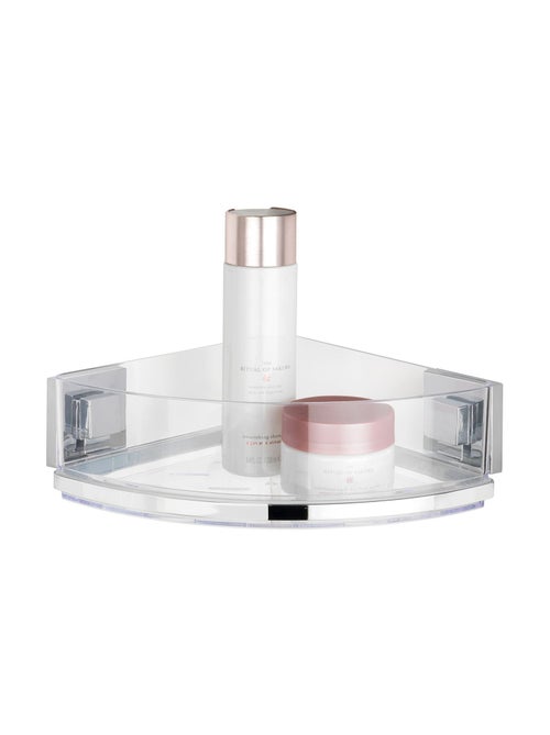 Etagère d'angle en acier inox Quadro - Kiabi