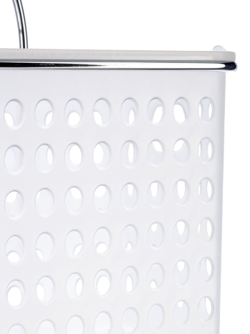 Etagère de douche 2 niveaux avec paniers de rangement EASY BATH Blanc - Kiabi