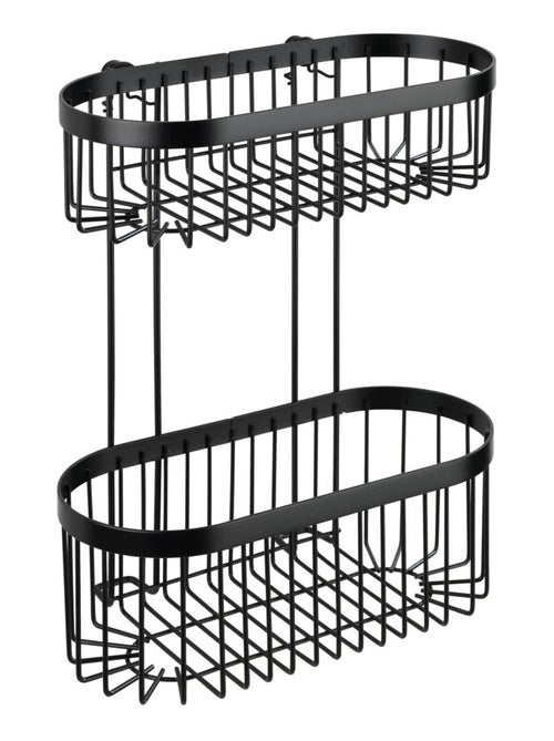 Etagère de douche 2 niveaux en inox CLASSIC - Kiabi