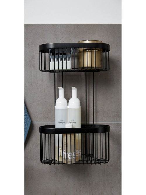 Etagère de douche 2 niveaux en inox CLASSIC - Kiabi
