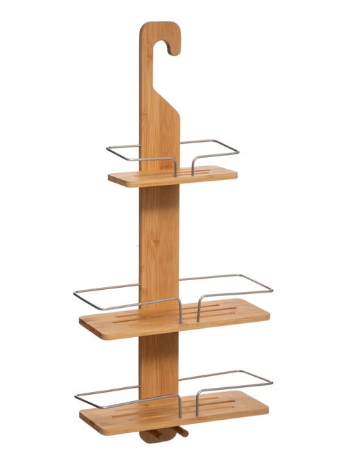 Etagère de douche 3 niveaux en bambou - Kiabi Etagère de douche 3 niveaux en bambou - Kiabi