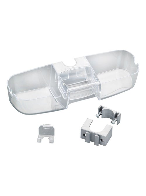 Etagère de douche 3 paniers et 2 crochets sans perçage à fixer sur barre - Kiabi Etagère de douche 3 paniers et 2 crochets sans perçage à fixer sur barre - Kiabi