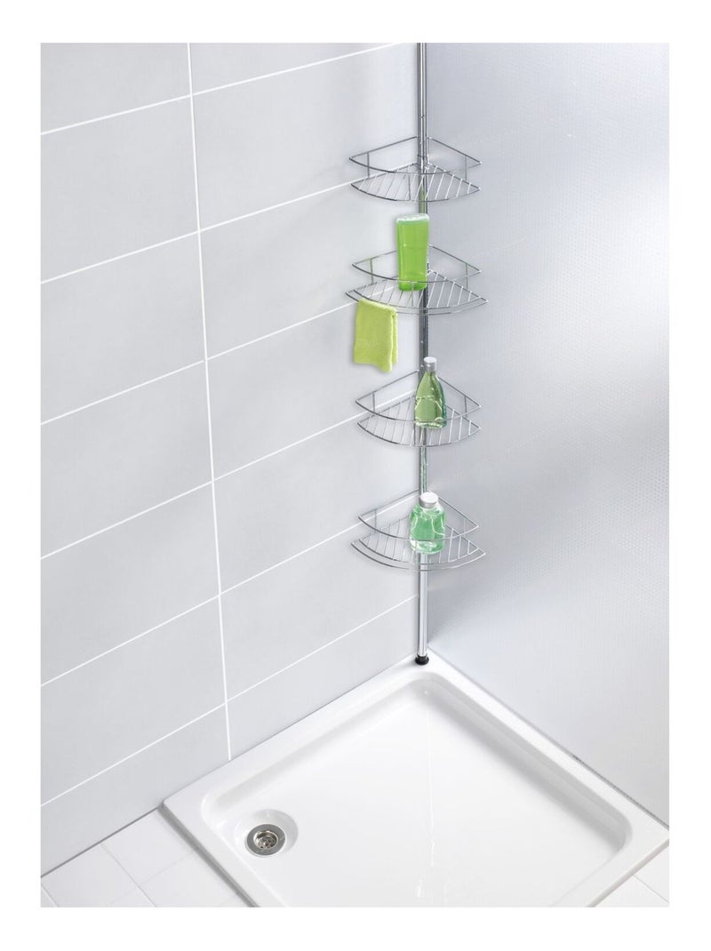 Etagère de douche extensible 4 niveaux DOLCEDO Argent - Kiabi