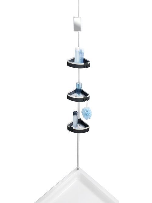 Etagère de douche extensible Wave - L. 27 x H. 70/260 cm - Kiabi