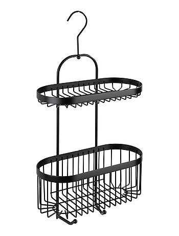 Etagère de douche suspendue 2 niveaux en inox CLASSIC