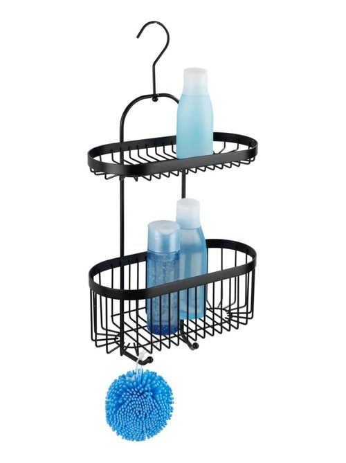Etagère de douche suspendue 2 niveaux en inox CLASSIC - Kiabi
