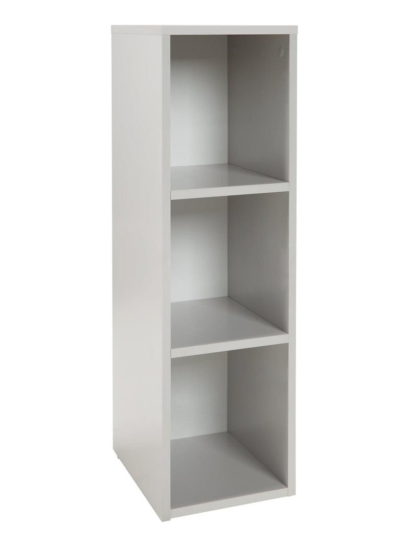 Étagère de rangement 3 cases - Meuble de rangement pour chambre d'enfant 'Roba' Gris clair - Kiabi