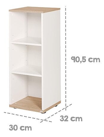 Étagère de rangement 3 cases - Meuble de rangement pour chambre d'enfant 'Roba pia'