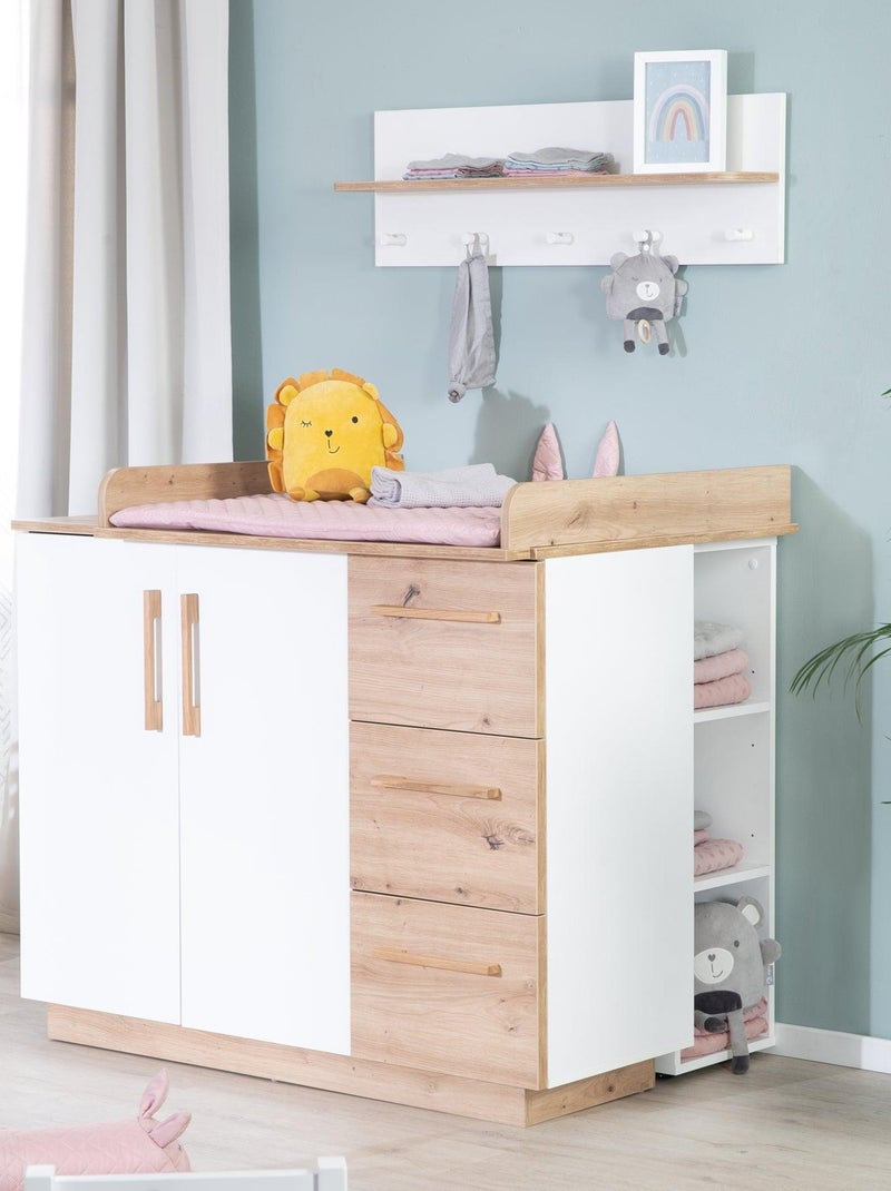 Étagère de rangement 3 cases pour chambre enfant - ROBA Blanc - Kiabi