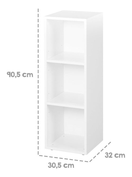Étagère de rangement 3 cases pour chambre enfant - ROBA - Kiabi Étagère de rangement 3 cases pour chambre enfant - ROBA - Kiabi