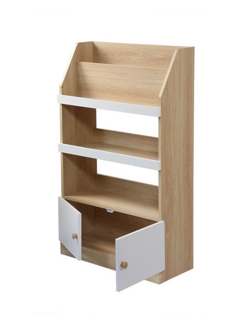 Etagère de rangement avec 2 Portes pour enfant H106 cm - LEON - Kiabi