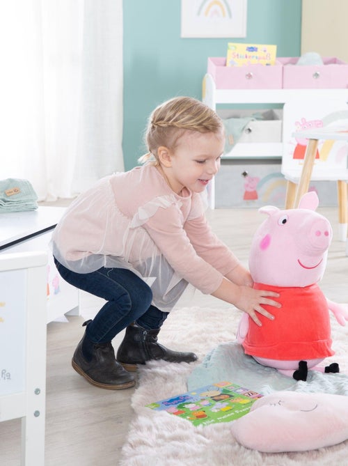 Étagère de rangement jouets avec 5 boites en toile 'Roba Peppa Pig' - Kiabi