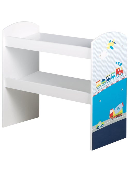 Étagère de rangement pour les jouets avec 5 boites en toile 'Roba rennfahrer' - Kiabi