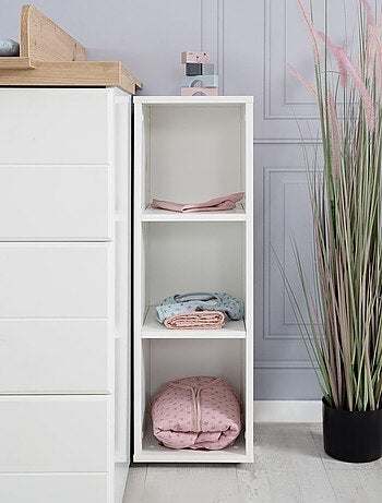 Étagère de rangement universelle 3 cases - Meuble de rangement pour chambre d'enfant 'Roba'