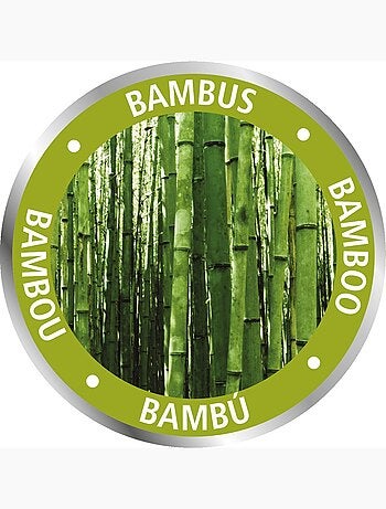 Etagère de salle de bain en bambou 3 Tiroirs - H. 96 cm - Gris