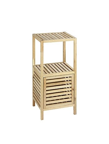 Etagère de salle de bain en bois Norway - L. 39,5 x H. 86 cm - Marron noix