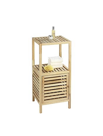 Etagère de salle de bain en bois Norway - L. 39,5 x H. 86 cm - Marron noix