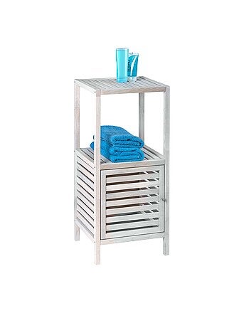 Etagère de salle de bain Norway - H. 86 cm - Blanc vieilli