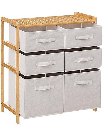 Étagère double 6 rangements Tidy Box