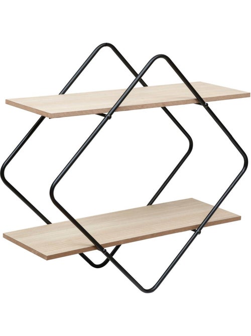 Étagère en bois et métal nena - Kiabi