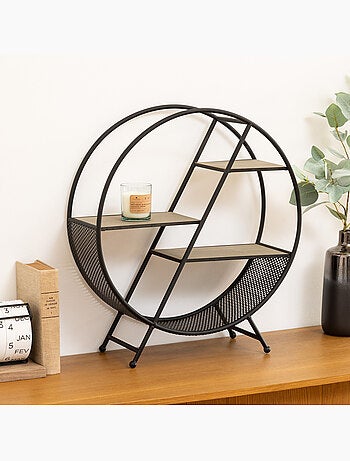 Étagère en bois et métal TIMEO