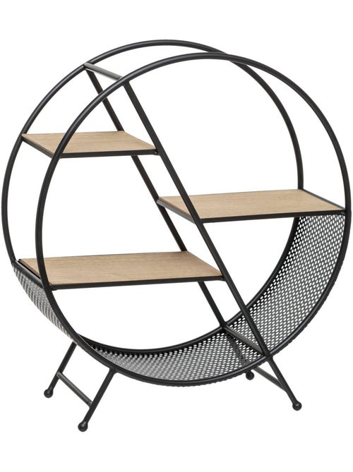 Étagère en bois et métal TIMEO - Kiabi