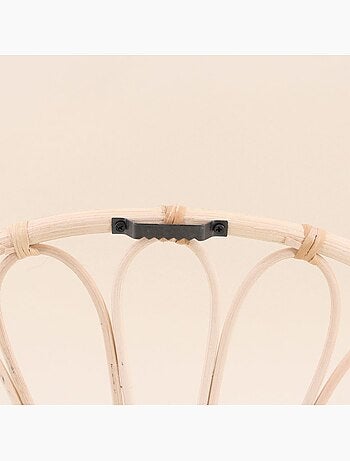 Étagère en forme d'arche en rotin 12x35x26cm