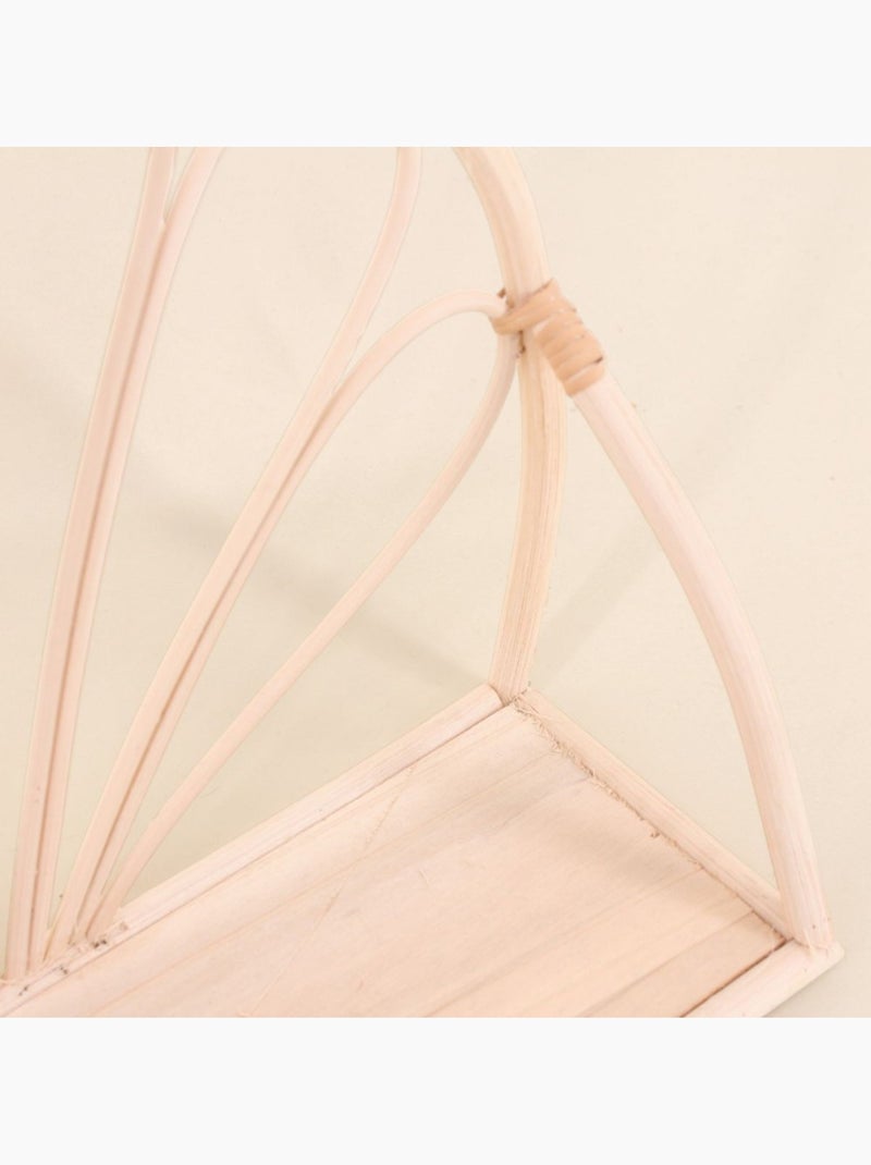 Étagère en forme d'arche en rotin 12x35x26cm Beige - Kiabi