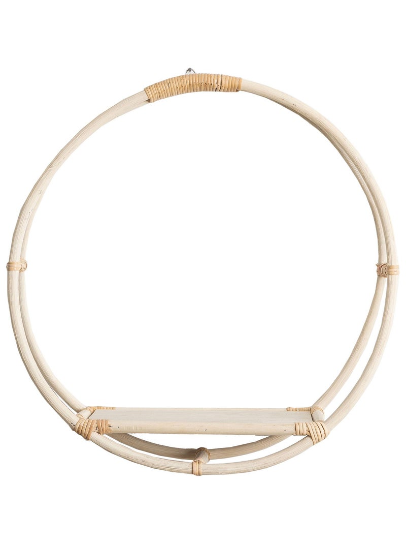 Etagère en rotin 'Deko&co' Beige - Kiabi