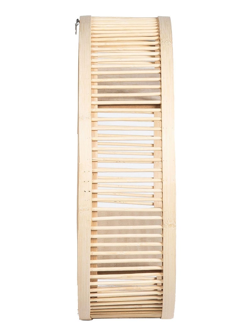 Etagère en rotin ronde 'Deko&co' Beige - Kiabi