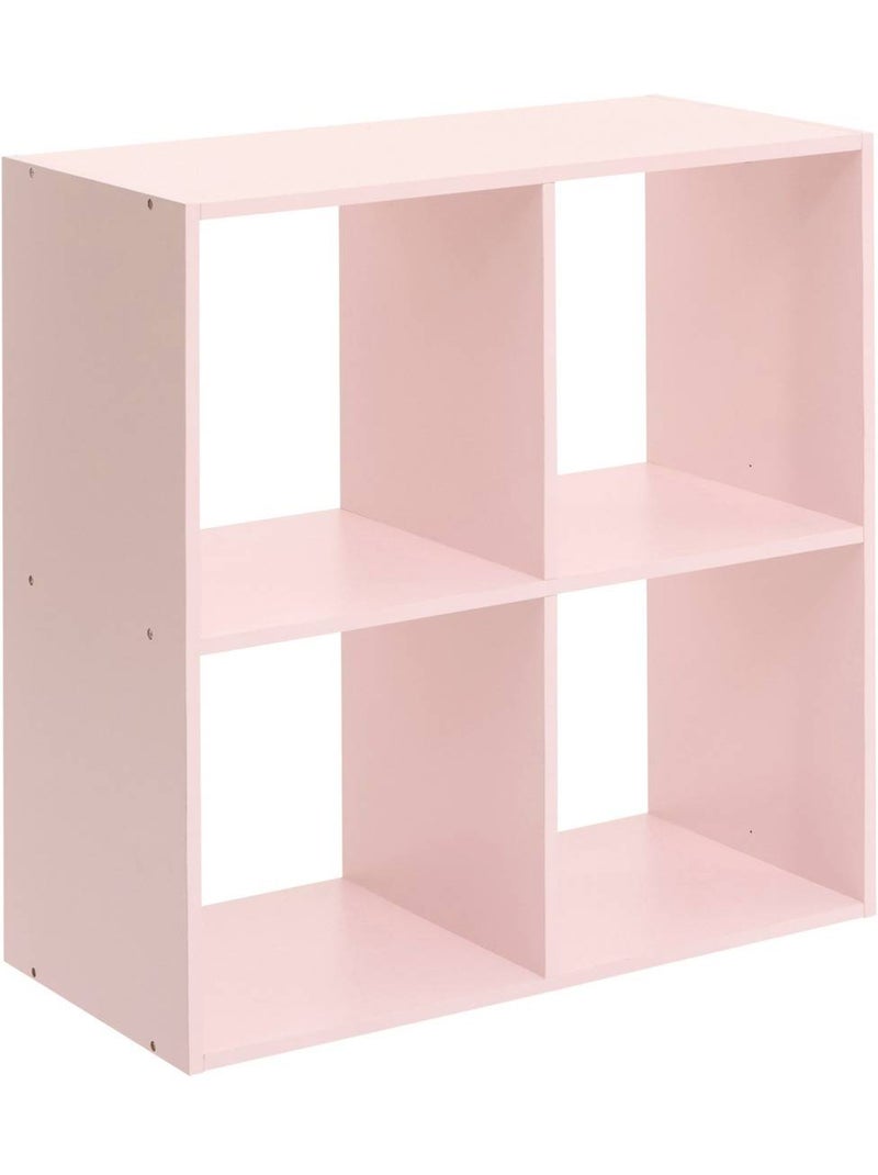 Étagère enfant 4 cases MIX'N MODUL Rose - Kiabi