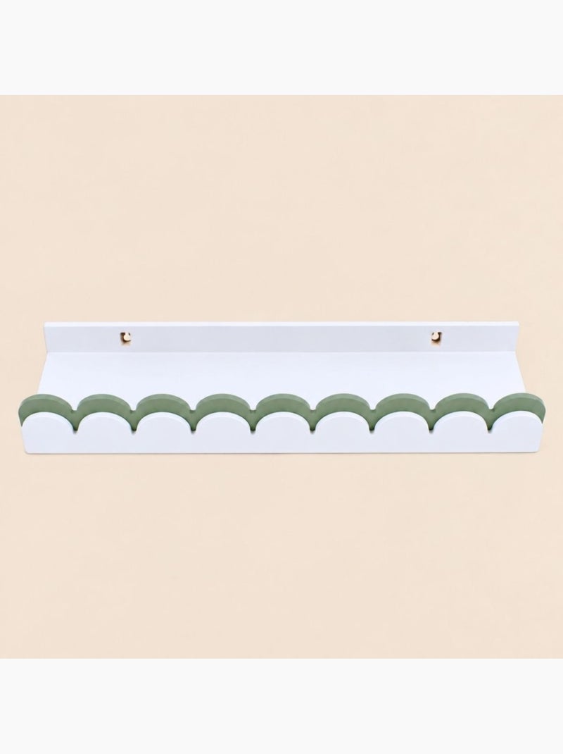 Etagère festonnée 45cm Vert - Kiabi