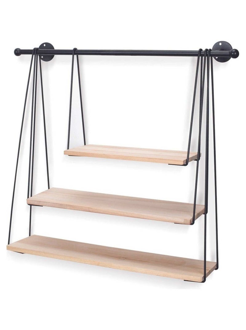Étagère filaire murale balancelle Beige - Kiabi