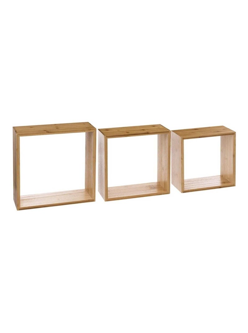 Etagère Fixy Cub bambou X3 Beige - Kiabi
