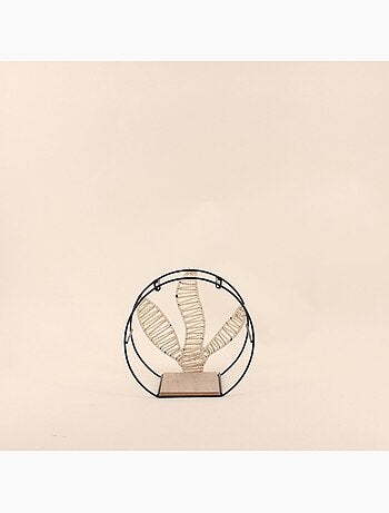 Etagère forme fleur 22x21cm