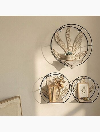 Etagère forme fleur 22x21cm