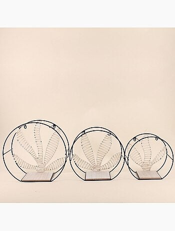 Etagère forme fleur 26x24cm