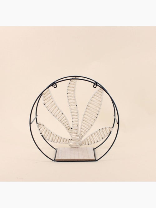 Etagère forme fleur en corde 30x28,5cm - Kiabi