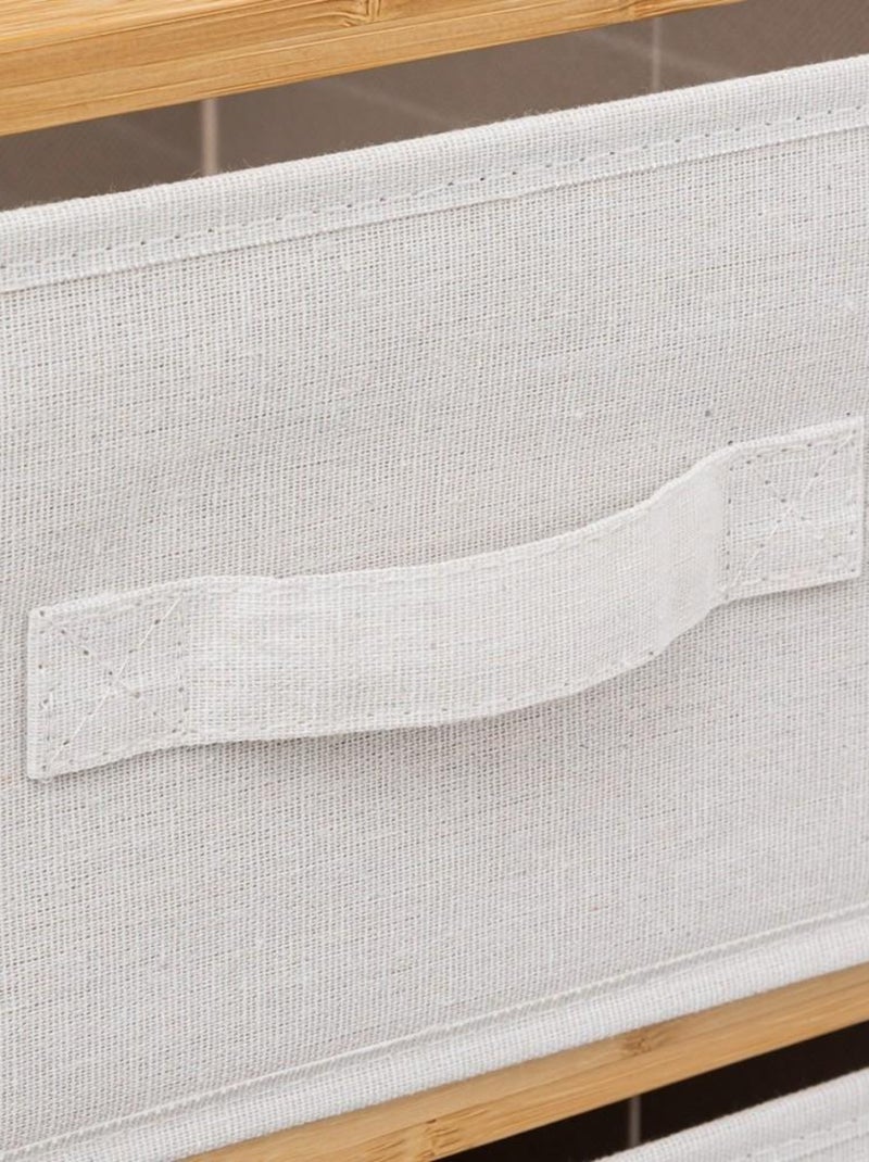 Étagère haute 5 rangements Tidy Box Beige - Kiabi