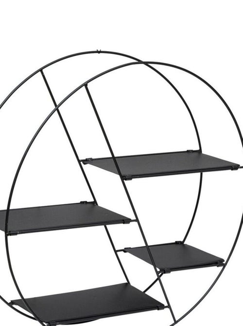 Étagère métal ronde Lara D50 noir - Kiabi