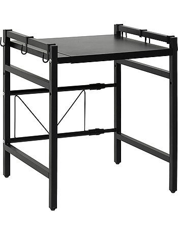 Etagère micro-onde extensible 1 étagère BLACK EDITION
