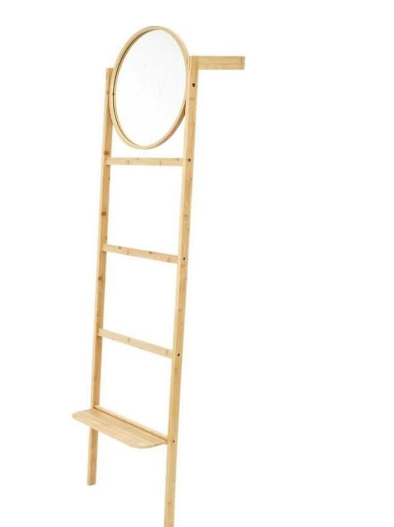 Etagère miroir bambou Beige - Kiabi