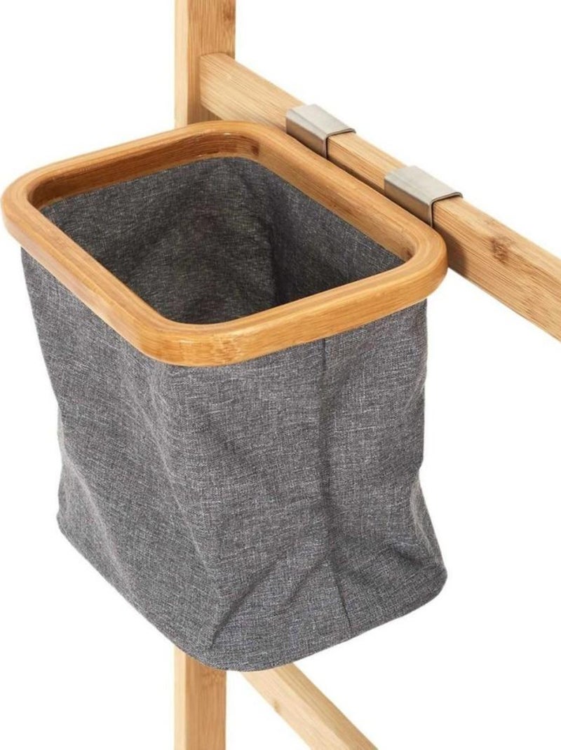 Etagère miroir bambou Beige - Kiabi