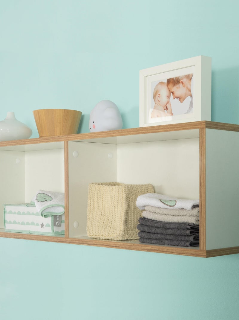 Étagère murale 2 niches pour chambre enfant 'Finn' - ROBA Blanc - Kiabi