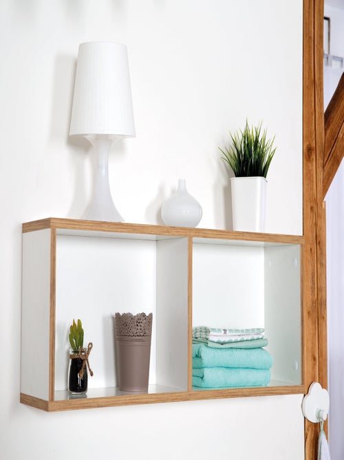 Étagère murale 2 niches pour chambre enfant 'Finn' - ROBA - Kiabi