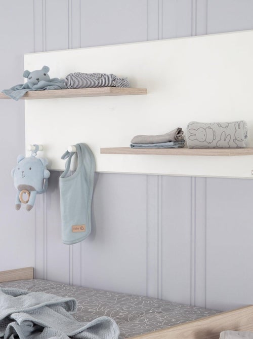 Étagère murale 2 tablettes et 2 patères 'Felicia' - ROBA - Kiabi